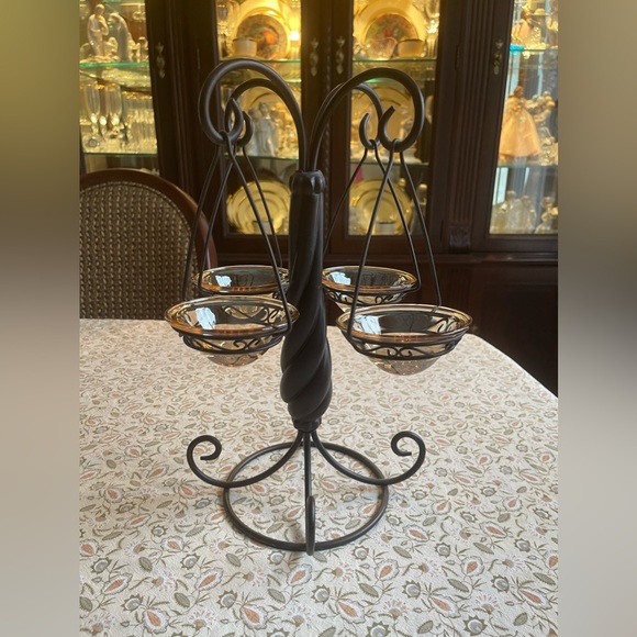 PartyLite Boho Global Fusion Tealight Tree candle holder 14.5”T Fairy Luminary - Picture 8 of 16